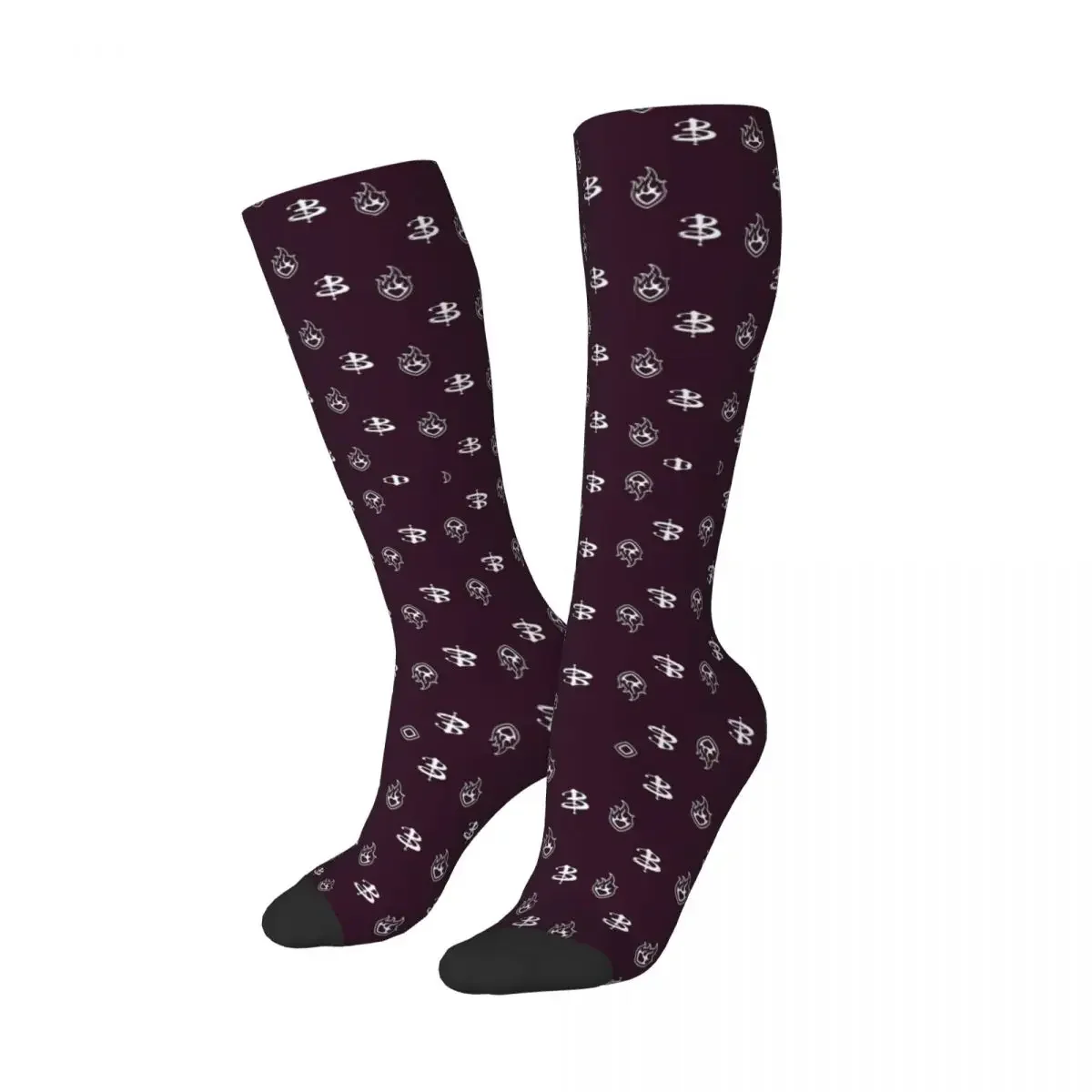 Heart Flame Emblem Socks Harajuku Super Soft Stockings All Season Long Socks Accessories for Man's Woman's Christmas Gifts