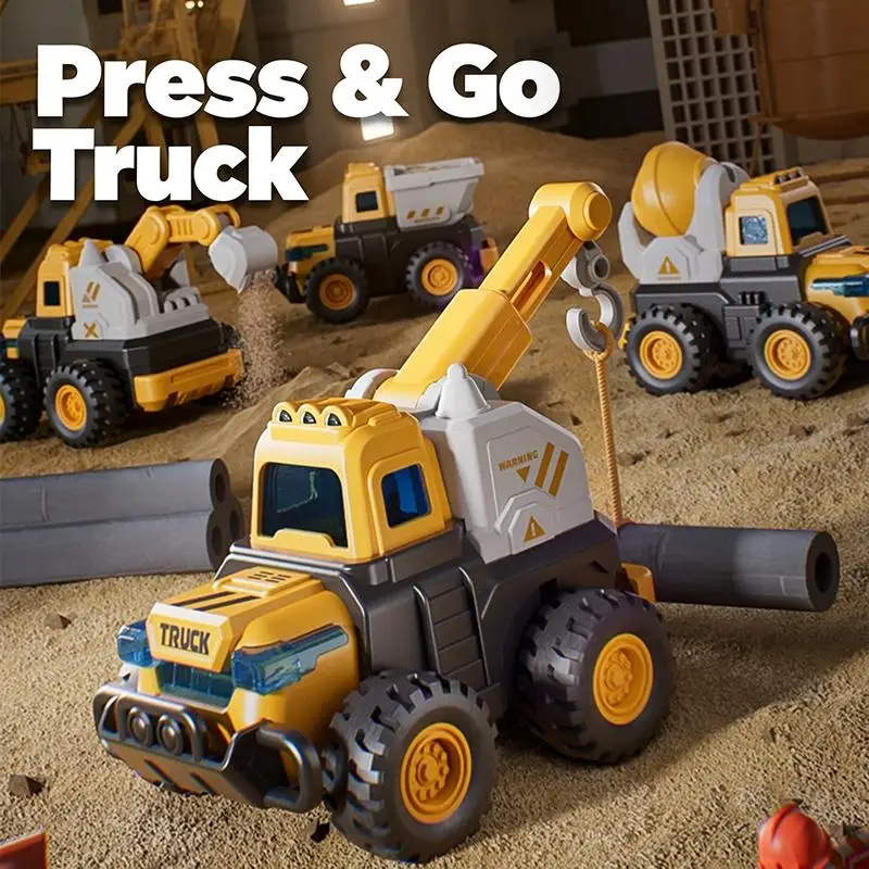 1:55 Alloy Diecast Fire Sanitation Engineering Truck Inertial Educational Toy for Kids Classroom Reward Gift