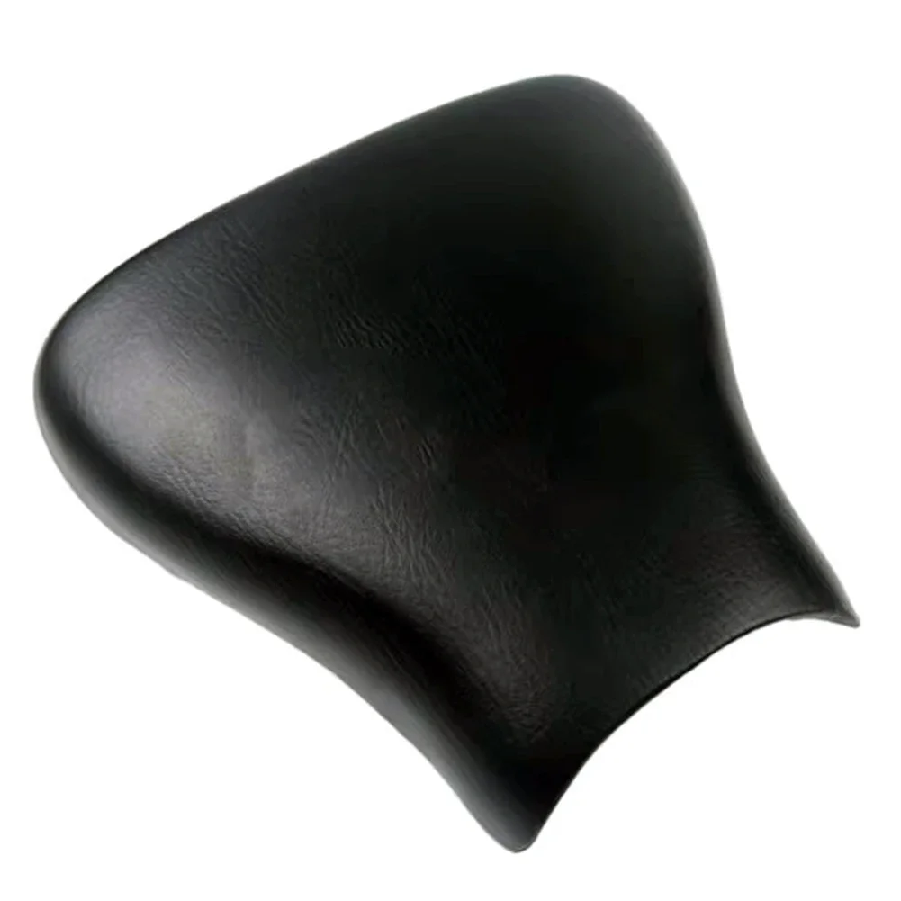 Black PU Leather seat Rear Passenger Pad Pillow seat For Suzuki Hayabusa 1300 GSXR1300 1999-2007