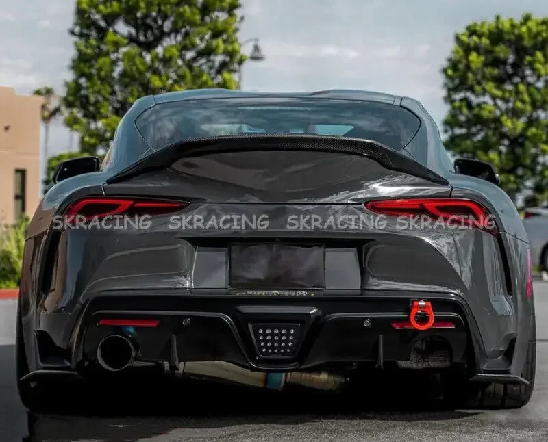 New Glossy Black Rear Trunk Spoiler Wing Lip Bodykits Fits For 2020-2022 Toyota Supra GR A90 A91 MK5 Automobiles Accessories Kit