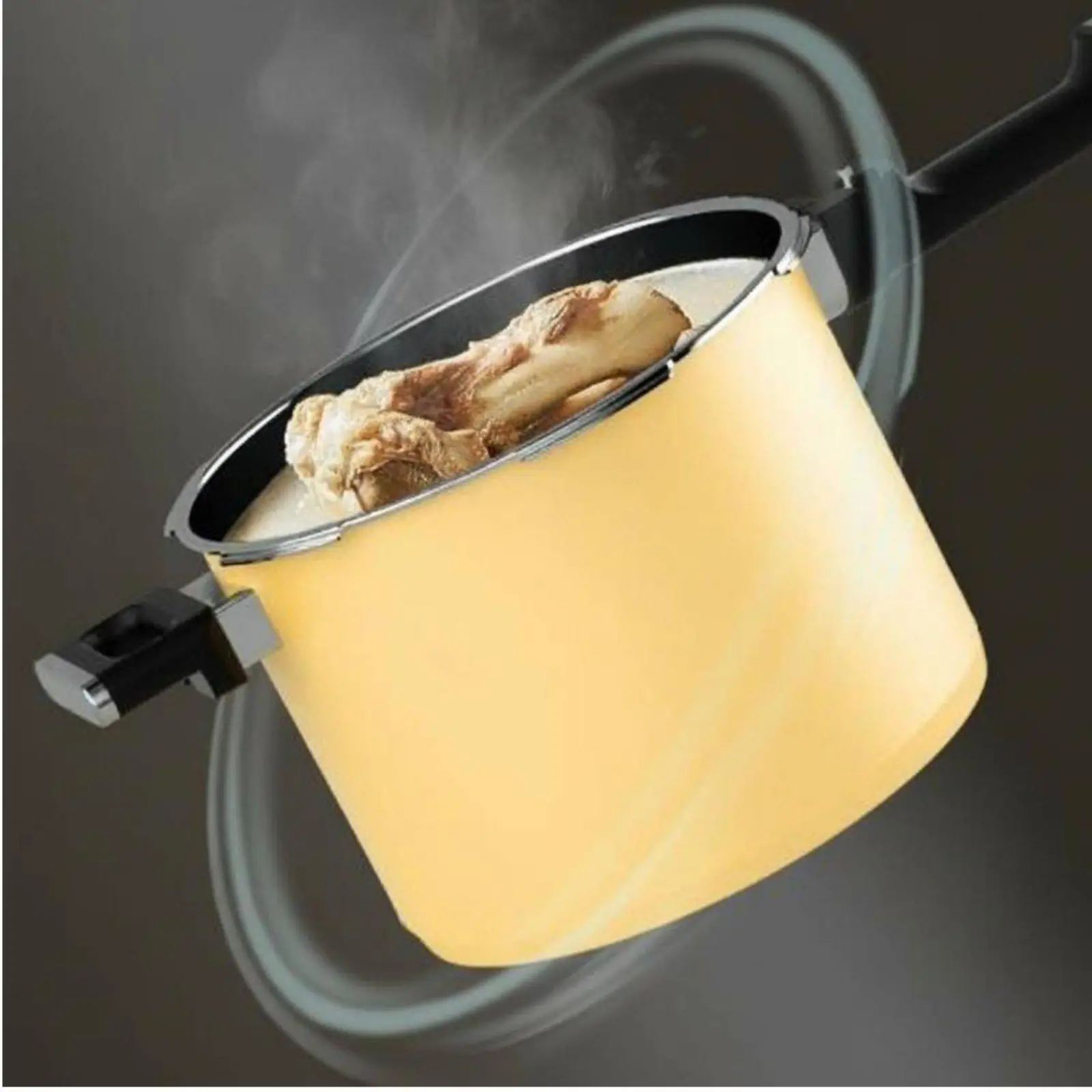 Quick Cooking Pressure Cooker 100kpa Stainless Steel Stovetop Pot Anti Blockage Valve for Meats Grains Stews