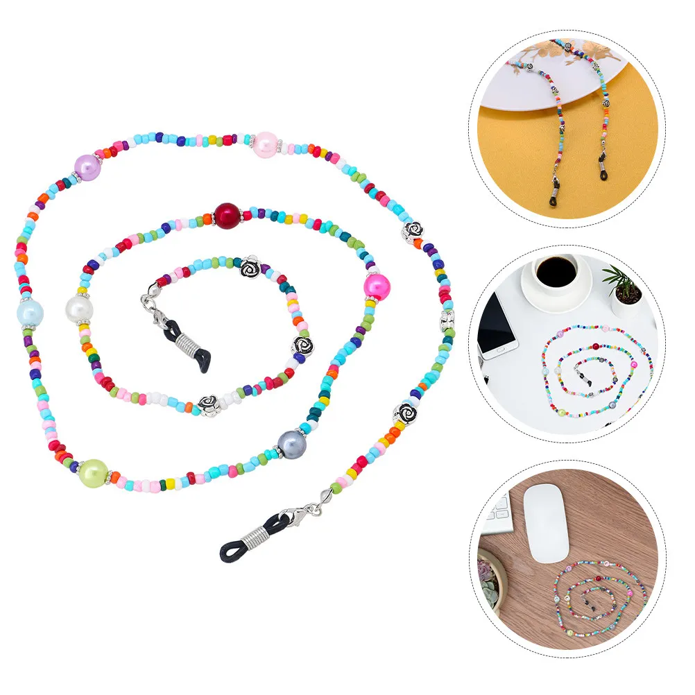 Anti Lost Eyeglass Lanyard Lightweight Strong Wear Resistant Portable Glasses Strap Multifunction Eyewear Glasses Lanyard