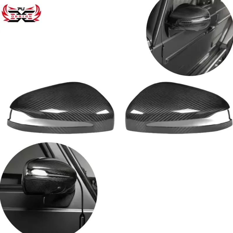 

Dry Carbon Fiber B Style Mirror Cover For Mercedes Benz G-Class W464 G63 G500 G65 Replacement Side Wing Mirror Cover