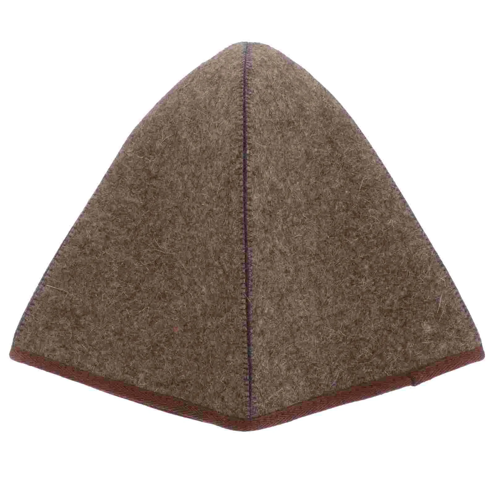 

Thick Felt Sauna Cap Premium Wool Hat High Shield Eye Breathable Spa Bathing Accessory Spa Bathing Equipment