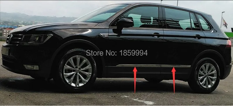 car door body side protector Decoration rear trim anti-rub tirm for 2017-2023  VW tiguan mk2