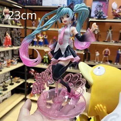 Figura de Anime Hatsune Miku auténtica, diseño muy detallado