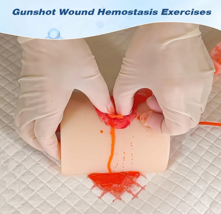 2Pcs Wound Packing Task Trainer,Stop The Bleed Training Kit,Bleeding Control Kit Trainer,, Trainer for Education view 2