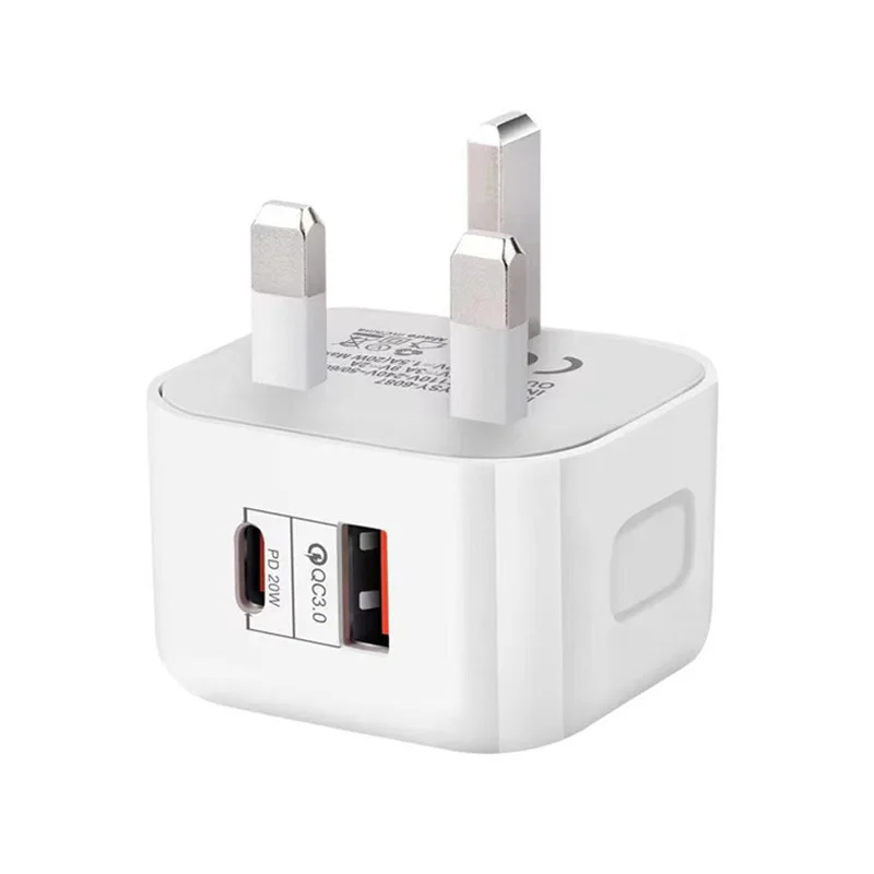 Quick Charger QC3.0 Type C Charger PD 20W USB-C Fast Charging Travel Wall Charger Power Adapter For iPhone 13 12Pro Max