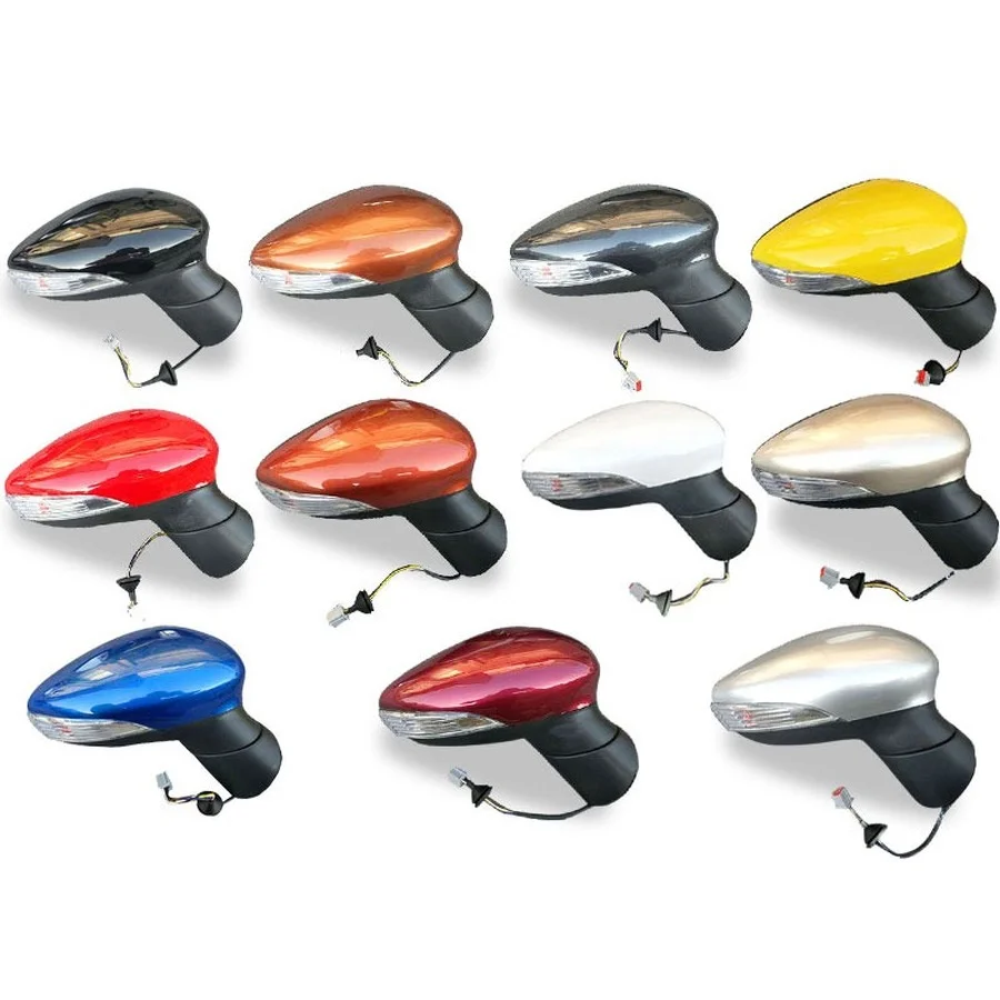 For Ford Fiesta 2009-2015 Rearview Mirror Assembly Car Side Rear View Mirrors Lens Adjustment Electric Folding 1pcs New