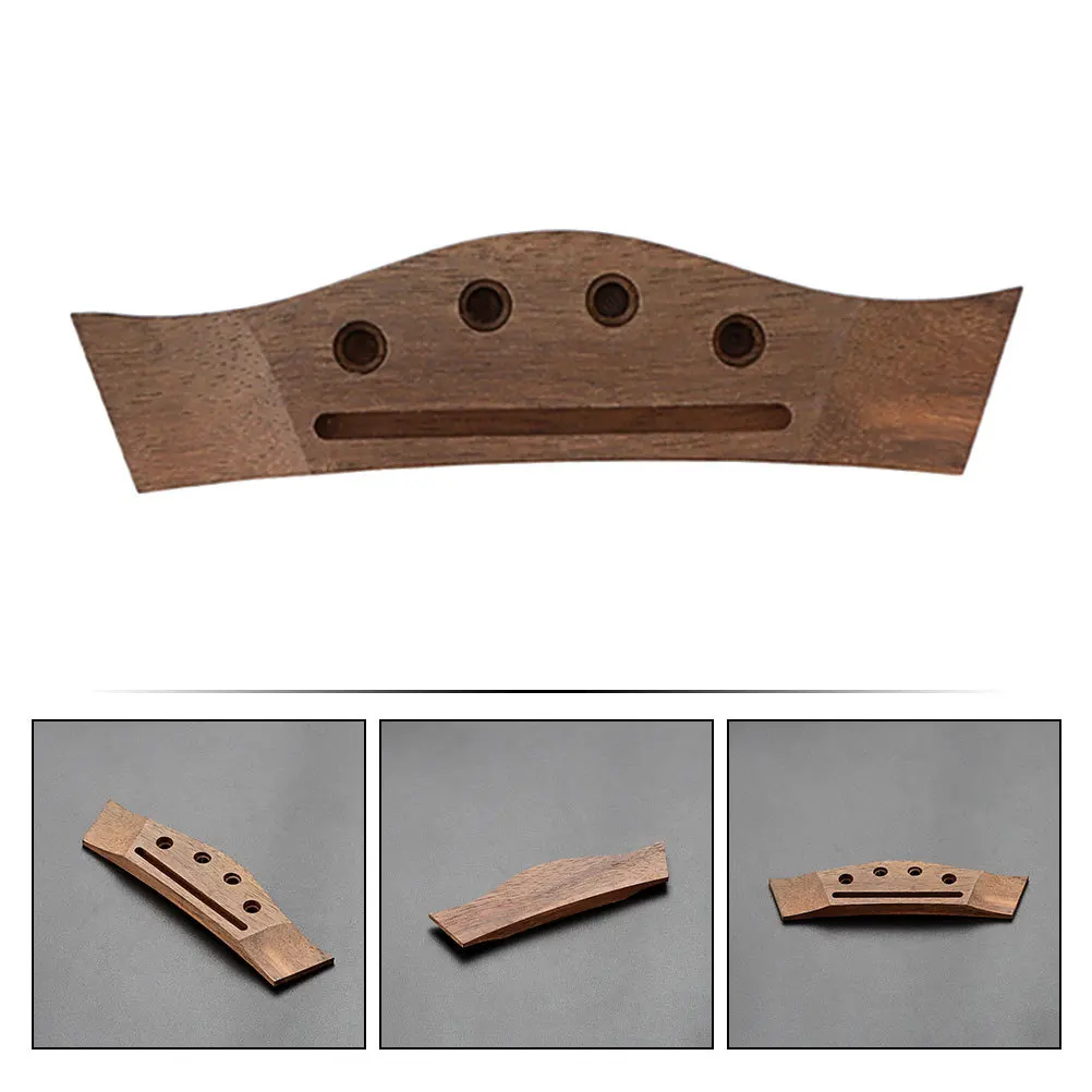 

Guitar Bridge 4 String Acoustic Wooden Saddle Replacement Part For Instrument Repair Upgrade Accessories High Hardness