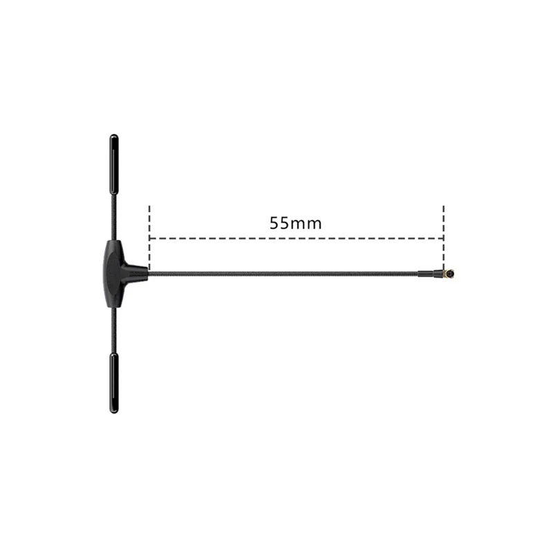 【EXCLUSIVE!】5PCS For RC FPV Drone DIY Parts 2.4G IPEX1 T-Type Antenna 5.23 Dbi Gain ELRS Receiver Replacement Antenna