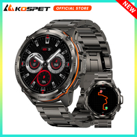 2025 KOSPET TANK T3 Ultra Rugged GPS Smart Watch Men Compass Altimeter Barometric 5ATM IP69K Waterproof 470mAh Bluetooth Call