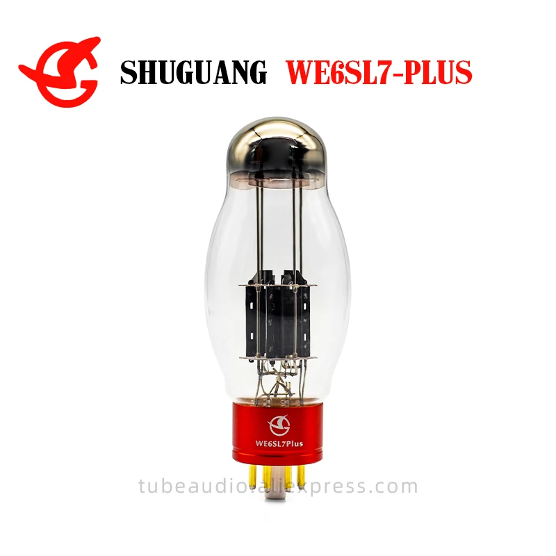 

2024 New HIFI Audio Tube Shuguang WE-6SL7-PLUS Carbonized Anode Upgraded Version 6N9P 6SL7GT 6H9C CV1985 6SL7 Tube DIY