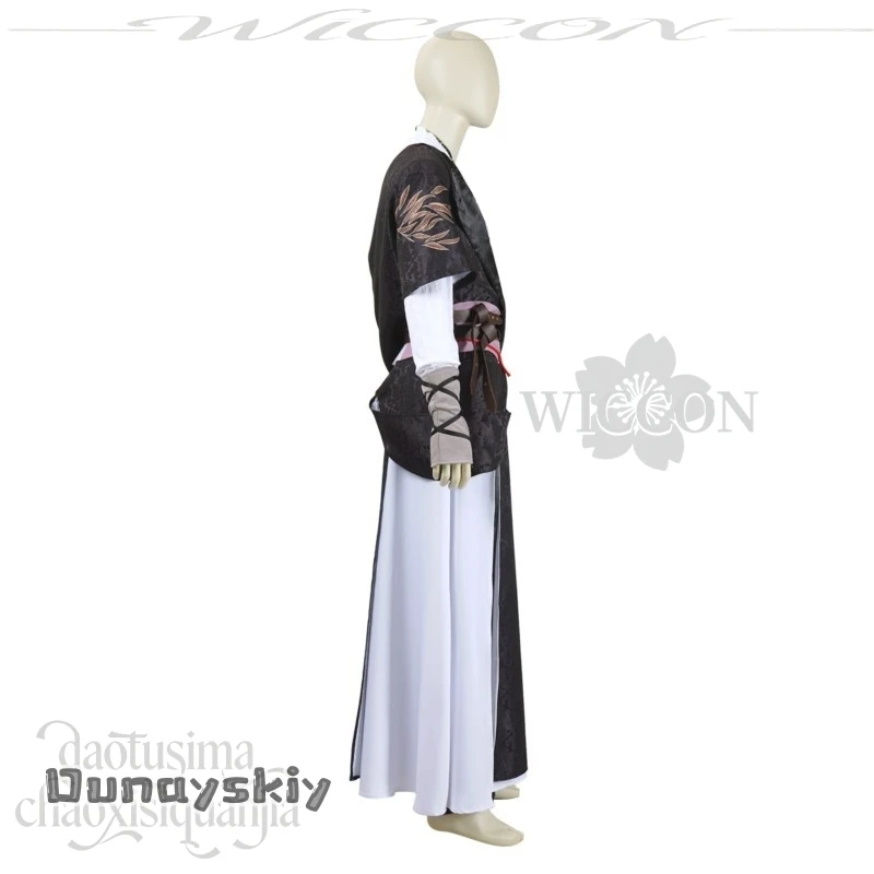 D-yiy S @ أنيمي لعبة حيث يلتقي الرياح تأثيري الشباب ماستر موحدة الأنماط الصينية فستان تقليدي Hanfu قلادة من اليشم هالوين #3