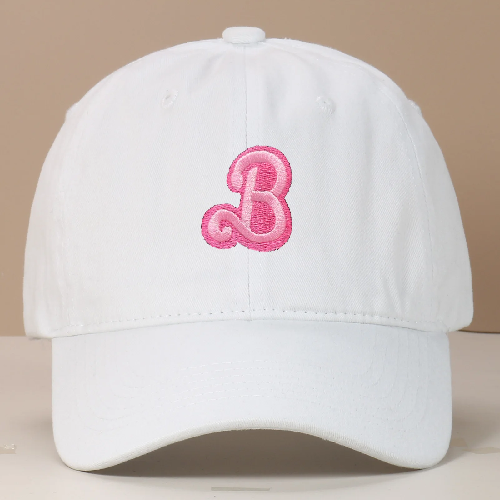 Trend Versatile Baseball Cap New Retro Washed Baseball Cap Korean Version Cute Embroidered Curved Brim Fashion Cap Women 2