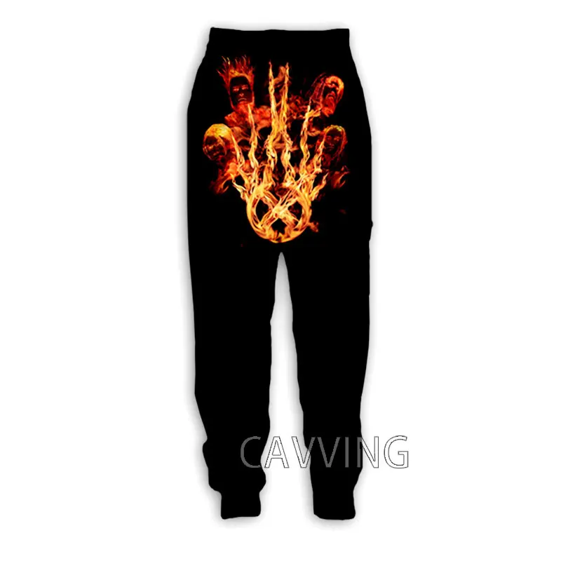 ใหม่แฟชั่น3D พิมพ์ Static-X Rock Casual กางเกงกีฬา Sweatpants กางเกงผู้ชายขาสามส่วนกางเกงจ๊อกกิ้งกางเกงสำหรับผู้หญิง/ผู้ชาย