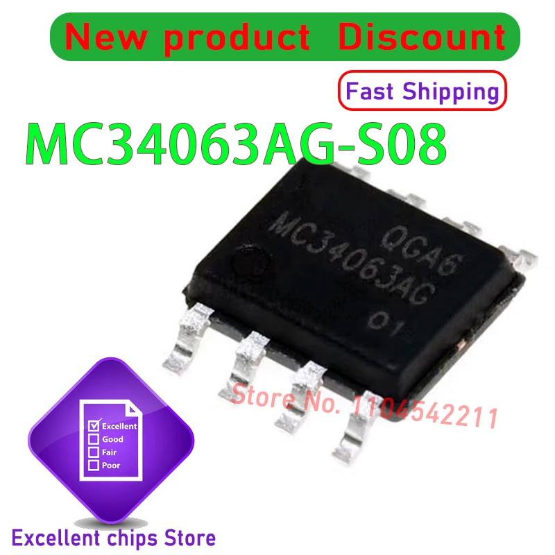 10-20Pcs 100% New UT4421G-S08-R UT4421G TDA2822G-S08-R TDA2822G MC34063AG-S08-R MC34063AG SOIC-8 SOP8 Brand New Original Chips