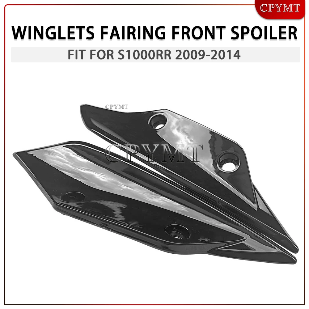

fit For S1000 RR 2009-2014 S1000RR Front Fairing Panel Cover Wing Aerodynamic Winglets S 1000RR Motorcycle Accessories