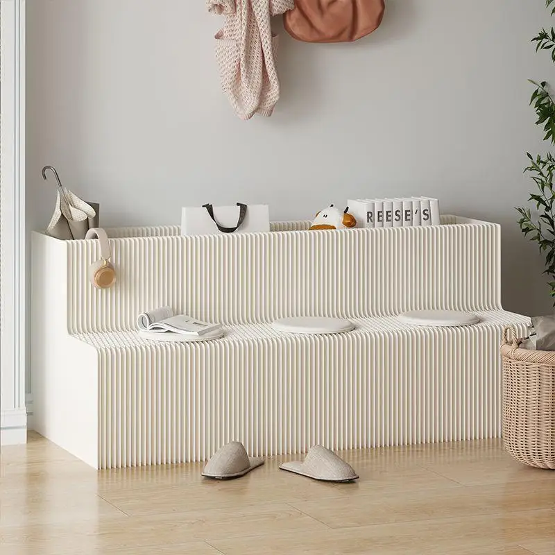 Internet Celebrity Stool Organ Paper Stool Simple Multi-functional Living Room Creative Folding Sofa Storage Bench Retractable L