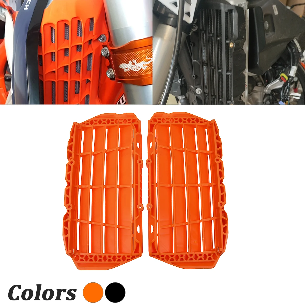

Motorcycle Plastic Radiator Guard Grill Protector Cover For KTM XCF XCW XCFW XCRW EXC SX XC SXF SXS 125 150 200 250 350 450 525