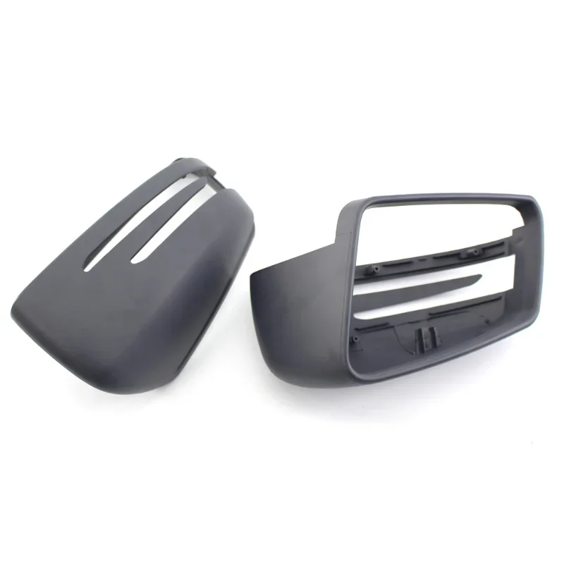 Car Rear View Mirror Covers for Mercedes-Benz W204 E W212 W176 W246 CLS C218 GLA X156 ABS Carbon Fiber Matte Black