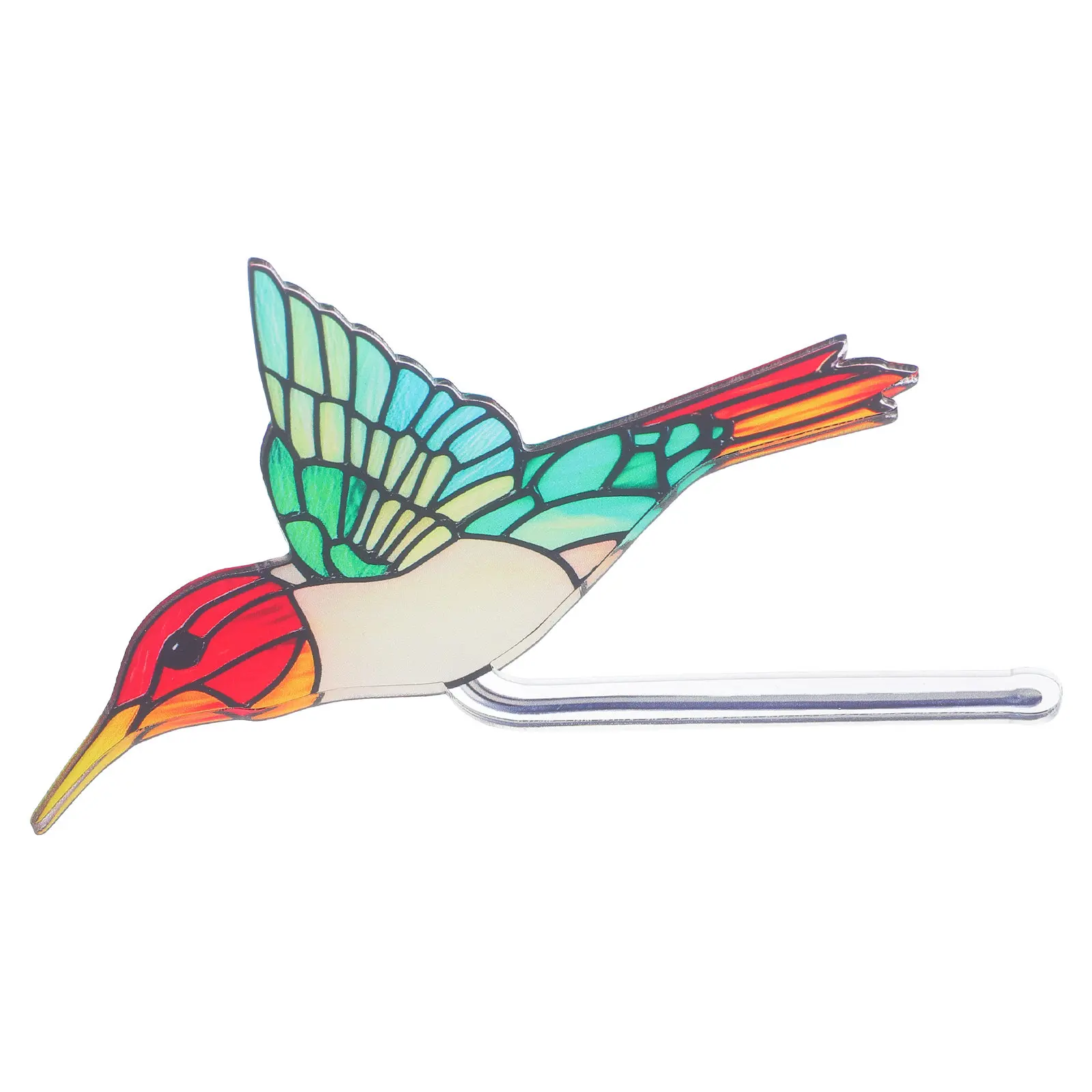 Lifelike Small Bird Flower Pot Pendant Decoration Acrylic Hanging Planter Garden Animal Accent Decor Decoration for Plants