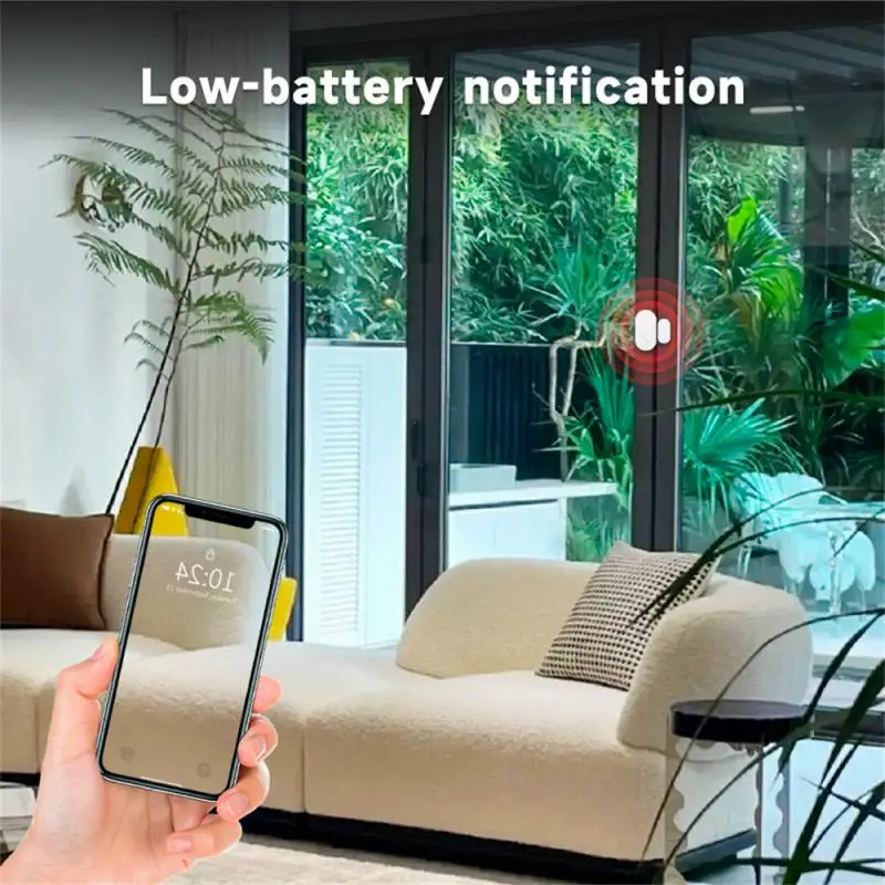 Tuya Zigbee 3.0 Slimme Deur Raam Sensor Deur Open/Gesloten Detector Beveiliging Smart Life App Controle Via Alexa Google