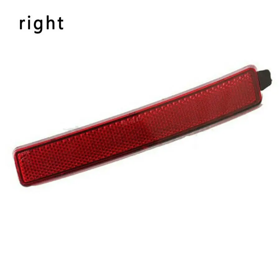 2pcs For Cadillac SRX 2010 2011 2012 2013 2014 2015 2016 Rear Bumper Signal Light Reflector Trim Red Reflective Strips