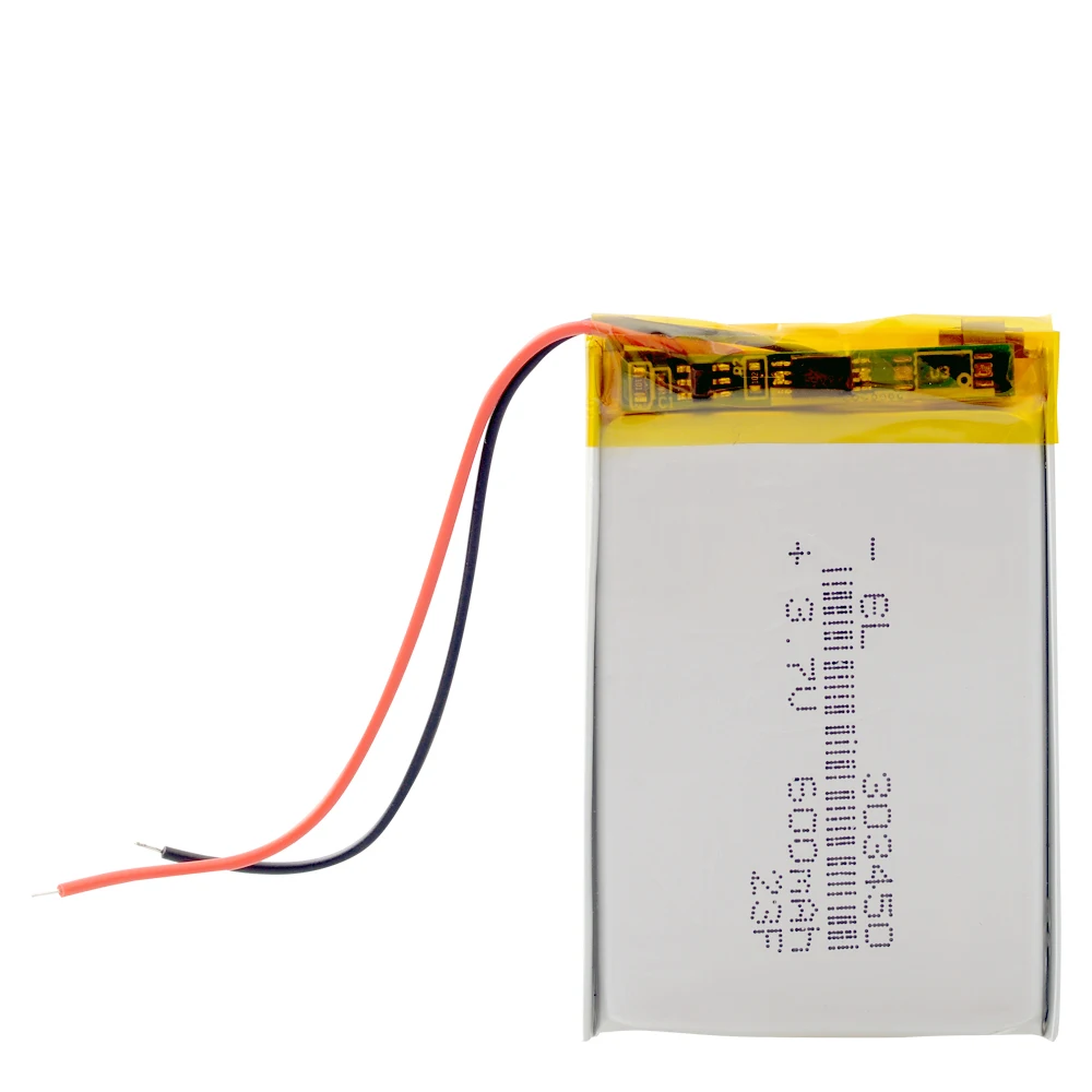 3.7V 600mAh 303450 akumulatorowe ogniwa akumulator Lipo litowo-jonowe do zestawu słuchawkowego MP3 MP4 GPS zabawka elektryczna BT