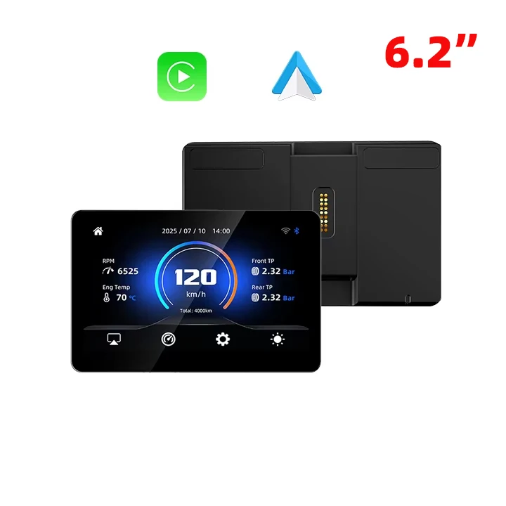 Linux EKIY Motorcycle Carplay 6.2 Inch Wireless CarPlay Android Auto for BMW R1200GS R1250GS etc. With CANbus Protocol(optionla)