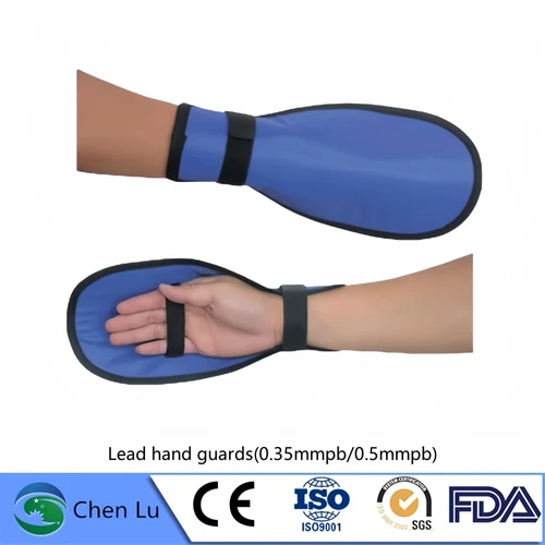 Guantes de plomo de protección de rayos X genuinos, protectores de manos de plomo de protección radiológica para pacientes ortopédicos hospitalarios, 0,35/0,5 mmpb