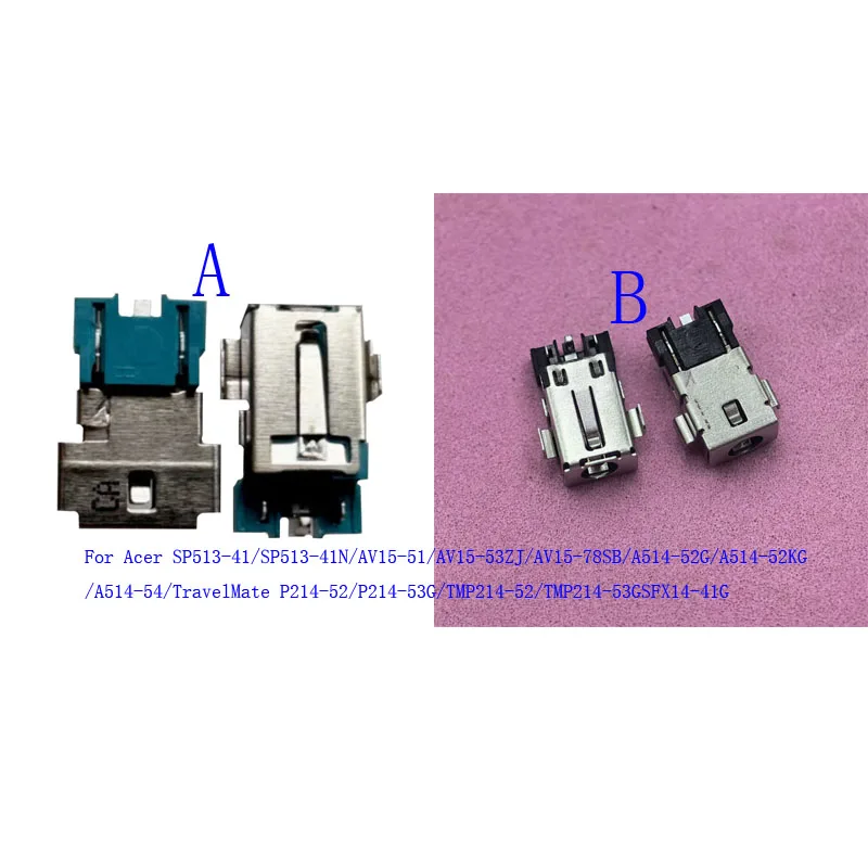 1-50Pcs DC Power Laptop Charger Connector Plug For Acer TravelMate 78SB A514-52G 52KG 54 P214 TMP214-52 53G SP513-41N AV15-51