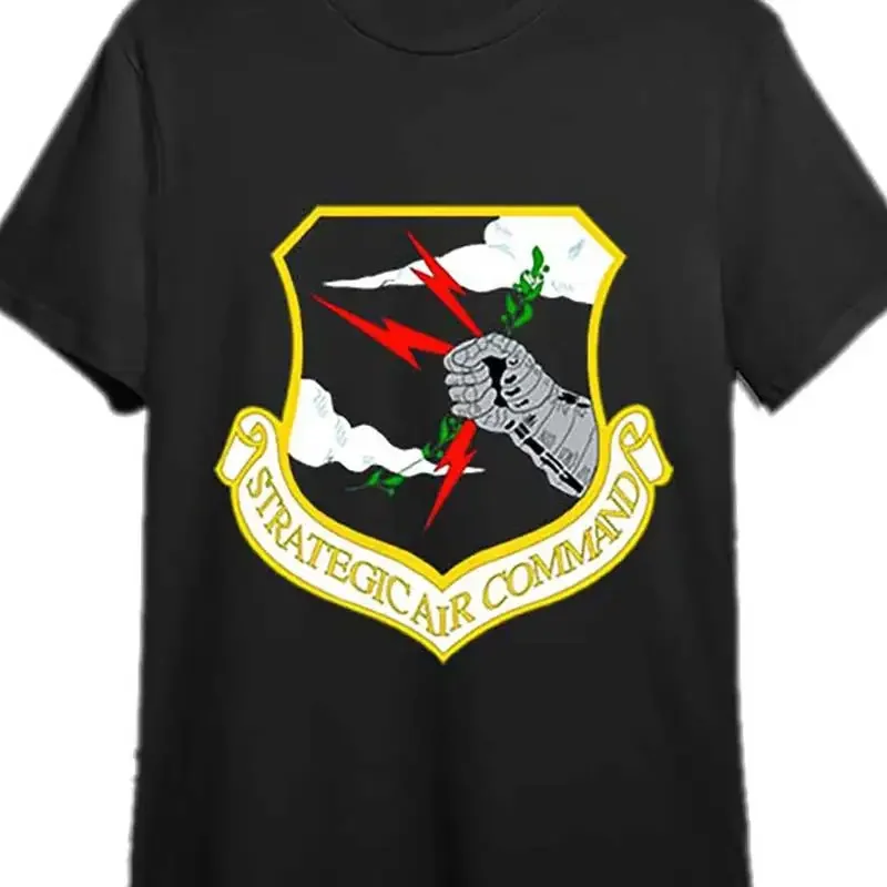 Strategic Air Command Logo T Shirt 334507 funny Men'S