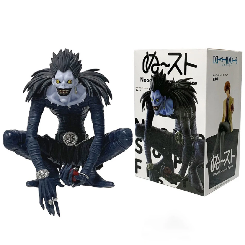 Hot Anime Death Note Figure Light Yagami Noodle Stopper Prize Figure Holding Apple PVC Model Collectible Birthday Christmas Gift view 3