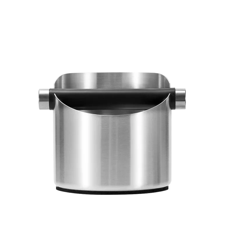 Household Stainless Steel Coffee Knocking Grounds Box Removable Semi-automatic Coffee Machine Round Coffee Grounds Bucket