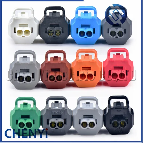 Imagen 2 del producto Conector IAC automático de 2 pines Enchufe del sensor de temperatura del agua 178390 -1 178390 -2 178390 -3 Para Toyota 1JZ-GTE 2JZ-GTE Mazda Mitsubishi