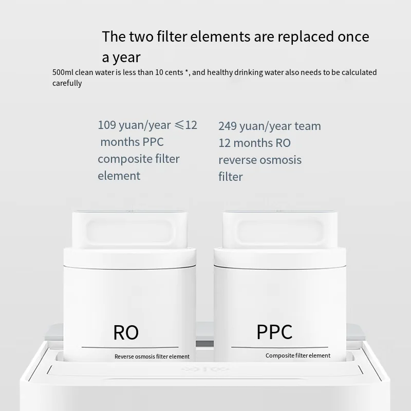 Mijia Desktop Drink Purifier Hot and Cold Version RO Filtration Hot and Cold Water Combined Household 3 Seconds Hot