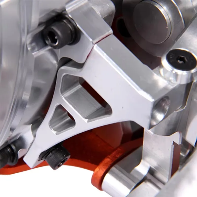 CNC precision machining all metal engine reinforcement bracket for ROVAN KM HPI BAJA 5B 5T 5SC