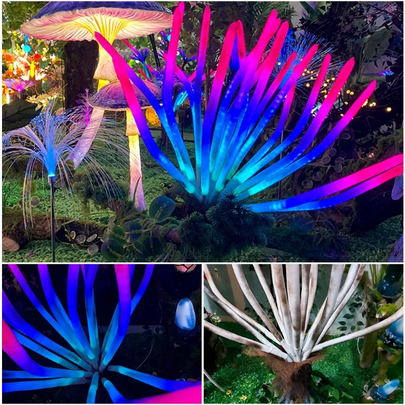 Applicable to PVC Resin Artificial Light Emitting Diode Coral Plant Multi-color Flower Decoration Christmas Light Decoration