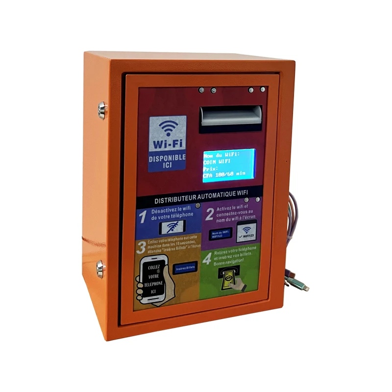 Machinautomaat in hotelziekenhuis Outdoor WiFi Inalambrico Bankbiljet Betalingskiosk Opladen en WiFi Verkoop