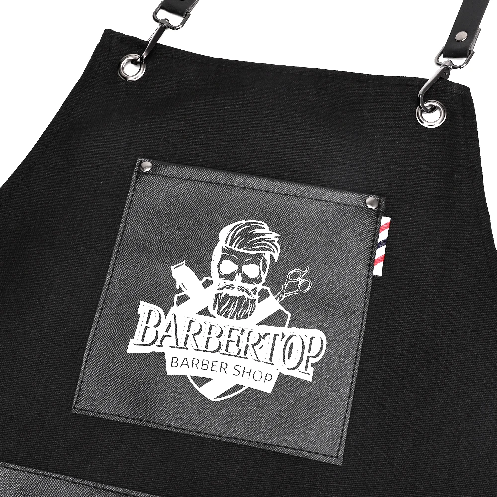 Waterproof Barber Apron with Storage Pocket