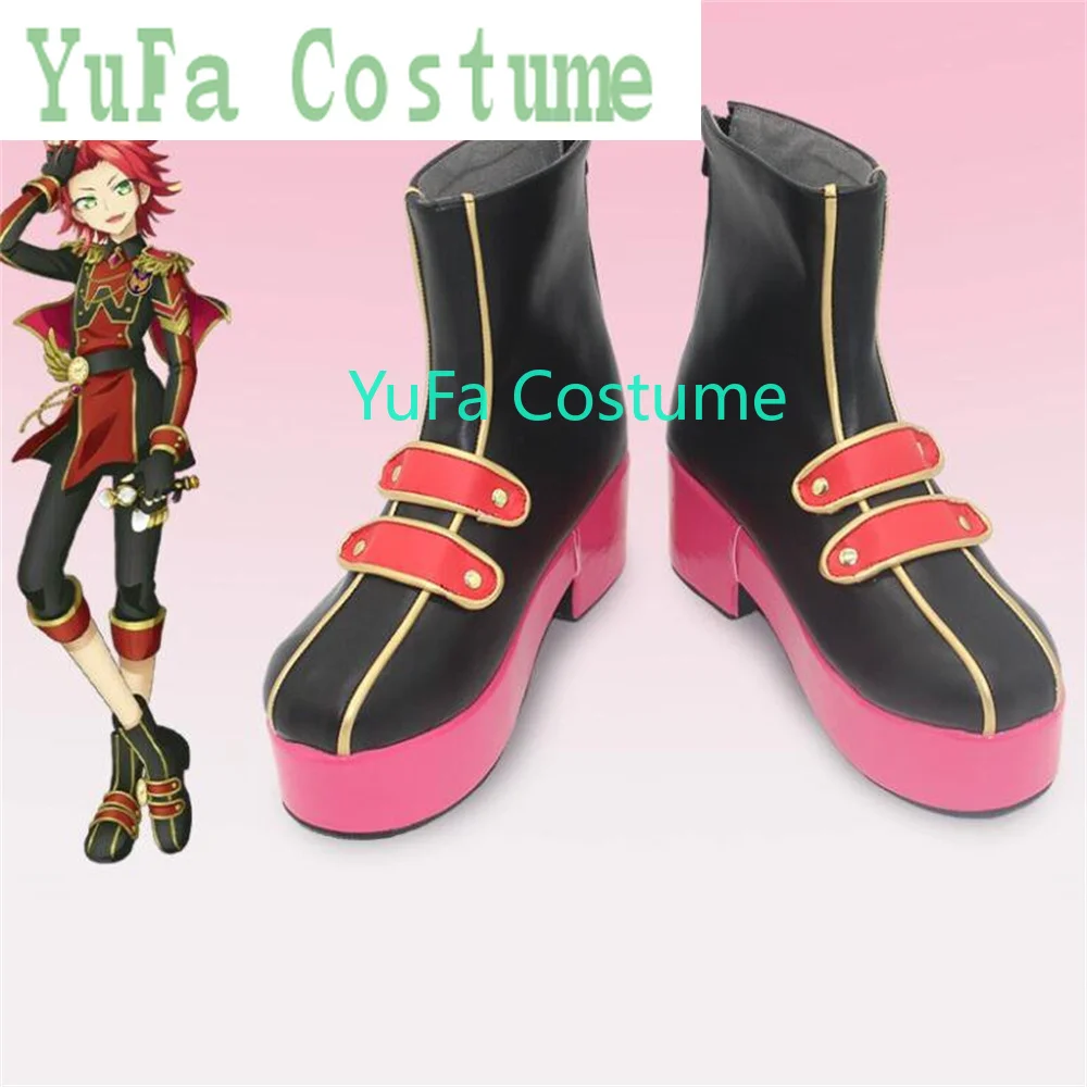 Mitaka Asahi Idol time Pripara Cosplay Shoes Boots Game Anime Halloween Christmas YuFa Costume