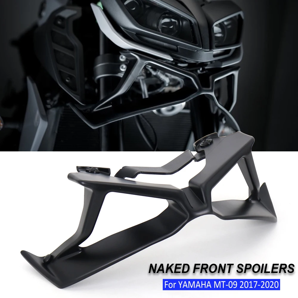 New Accessorie Front Downforce Spoilers mt09 MT09 SP Downforce naked frontal spoilers For YAMAHA MT 09 MT-09 2017 2018 2019 2020