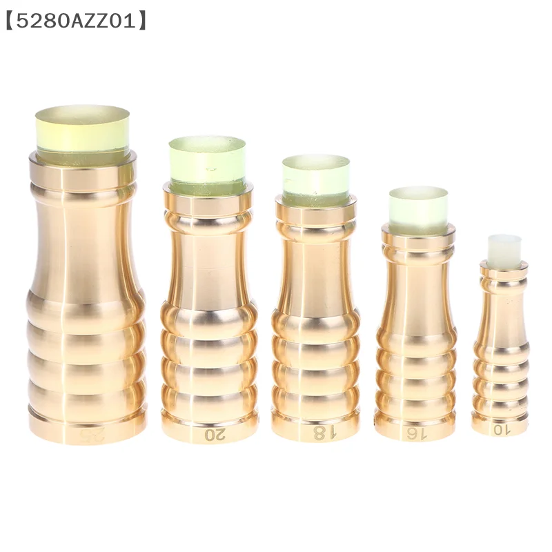 〔HMA58〕1PCS 10/16/18/20/25 Brass Cane Crutch Tip With Anti-Skid Rubber Pad For Hiking Pole Chair Leg Feet Replacement