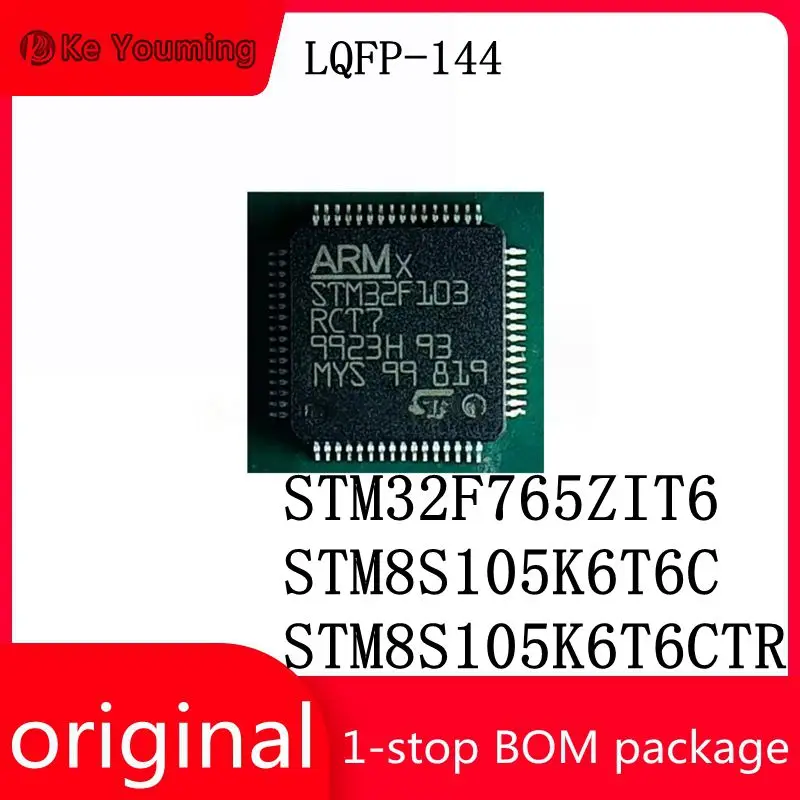 Integrated Circuit IC Components, Electronic Distribution, LQFP-144, STM32F765ZIT6, STM8S105K6T6C, STM8S105K6T6CTR, LQFP-144