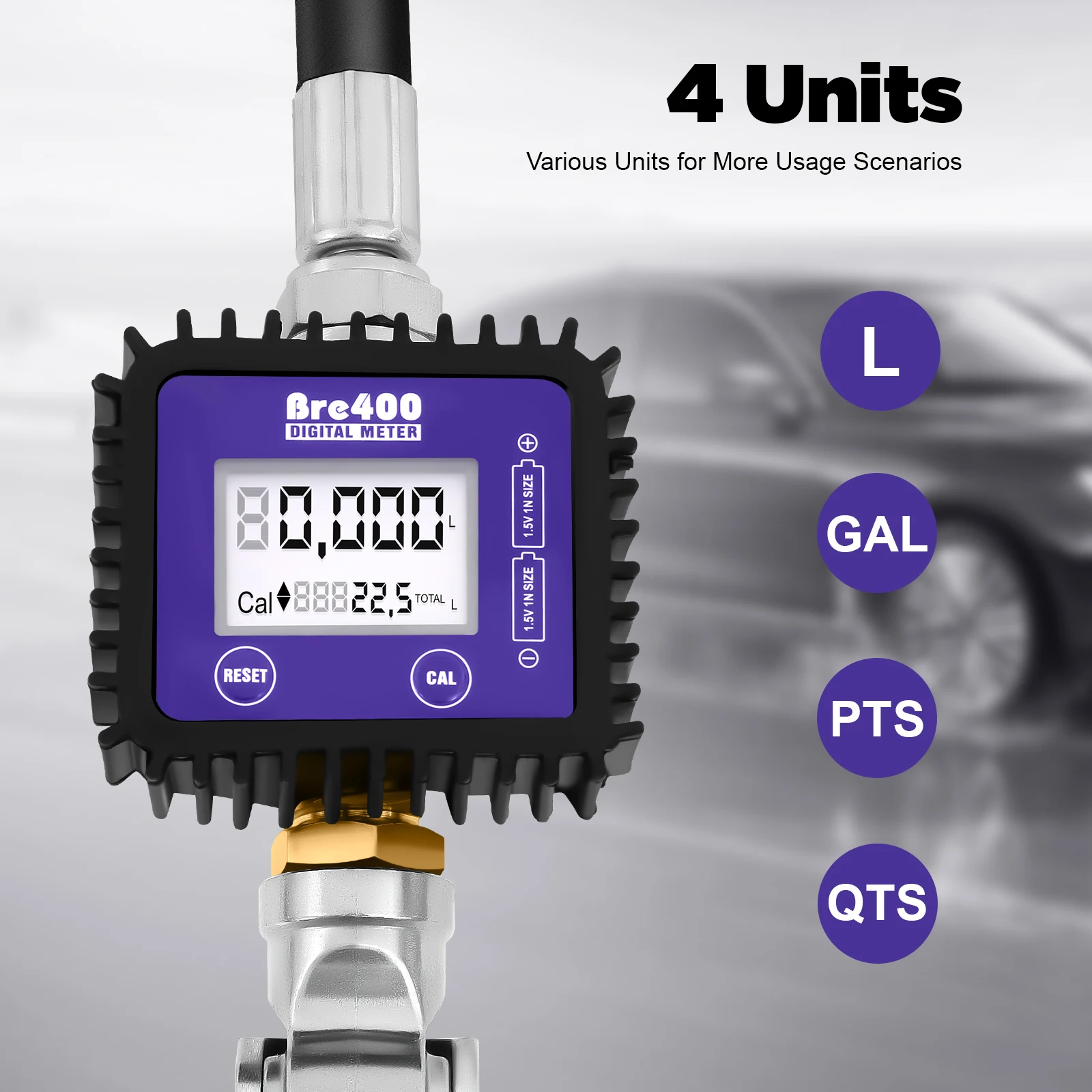 Pistola dosificadora de aceite electrónica, bomba de transferencia de aceite accionada por aire, pistola dispensadora de medidor de aceite de llenado Digital, pantalla Digital LCD