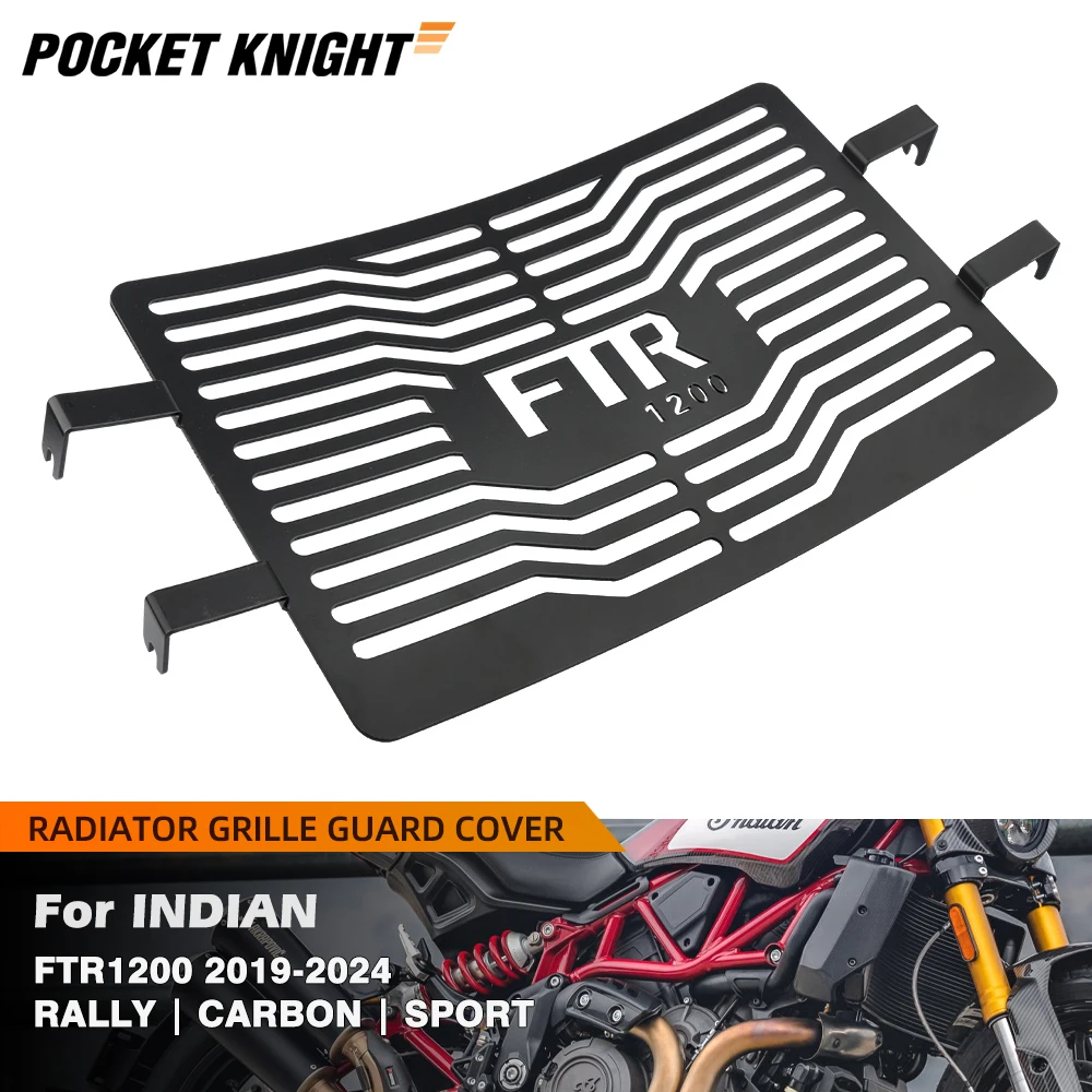 

For INDIAN FTR 1200 Rally/Carbon/Sport FTR1200 2019-2024 Motorcycle Radiator Grille Guard Cover Protective Tank Protector Net