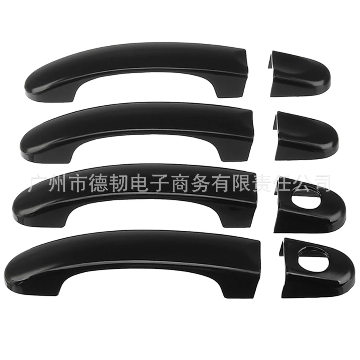 

Suitable for 03-09 Volkswagen Caddy T5 T6 Bright Black Handle Sticker Transport Vehicle Door Handle Decorative Bright Strip