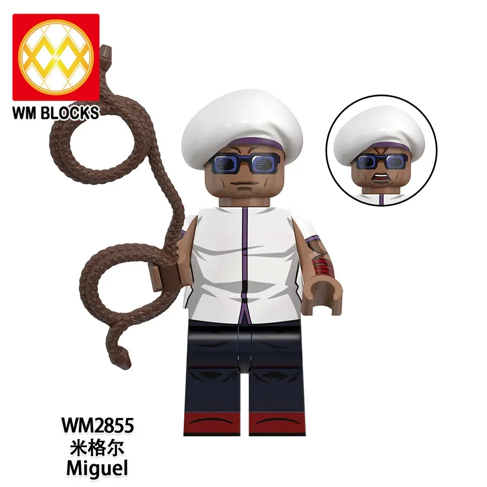 Cartoon Anime Jujutsu Kaisen Gojo Satoru Itadori Yuji Fushiguro Megumi Okkostu Yuta Bausteine Mini-Figuren Kinderspielzeug Schreibtisch-Deko – Detail 6