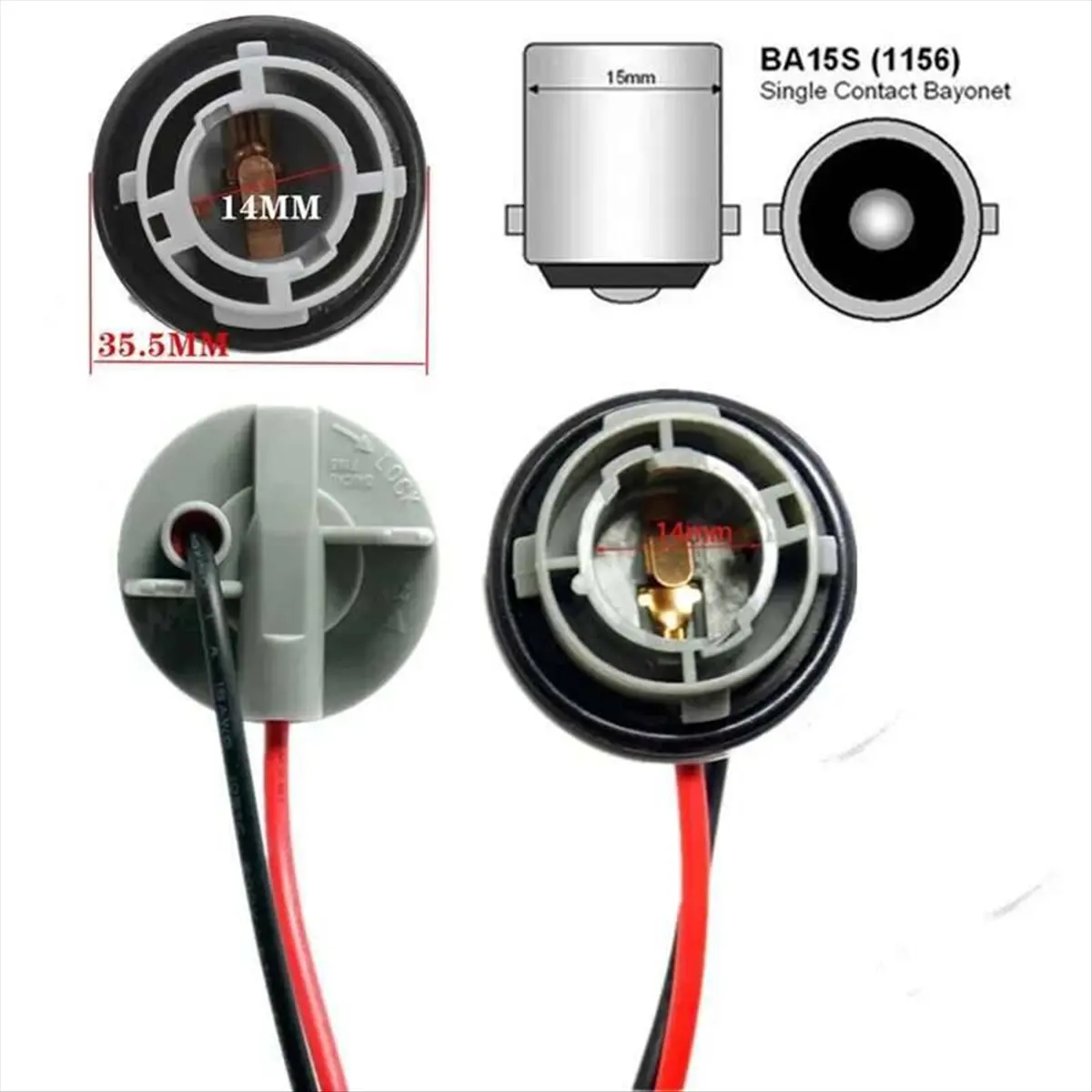 10Pcs 1156 382 BA15…